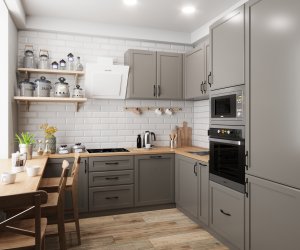 Кухонный Комплект Питер, П-образная, размер 2700*2700*2400