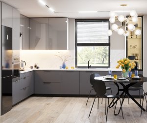 Кухонный Комплект Феникс, угловой, размер 3250*3900