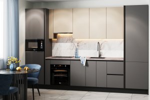 Кухонный Комплект Смолле, прямой, размер 3450*