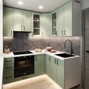 Кухонный Комплект Дублин, угловой, размер 1880*1600